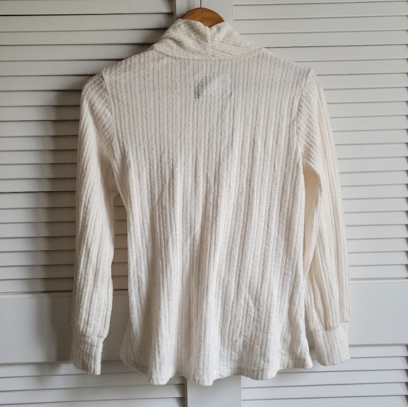 ANTHROPOLOGIE Maeve Crossover Knit Top Small - Picture 2 of 3